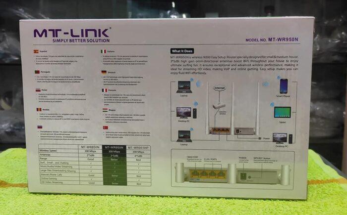 MT-Link MT-WR950N High-power WiFi Router 03 Antina Entire-home Coverage - Image 2