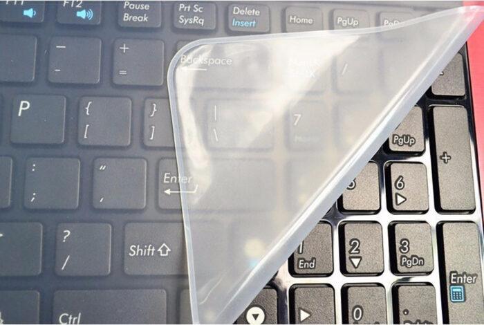 Laptop Silicone Keyboard Cover Transparent Universal Laptop Keyboard Silicone Waterproof Protector - Image 8