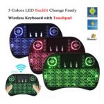 Mini Wireless Keyboard With Touchpad Mouse Rf500