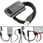 SATA/PATA/IDE To USB 2.0 Adapter Converter Cable For Hard Drive Disk Supports 2.5' 3.5' SATA / IDE / PATA