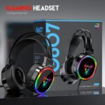 ESPORTS G607 Gaming Headphone / Headset with RGB led light 7.1 USB
