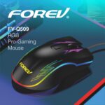 Forev FV-509 HighEnd Gaming Wired Mouse RGB Breathable Backlit LED-6400 DPI