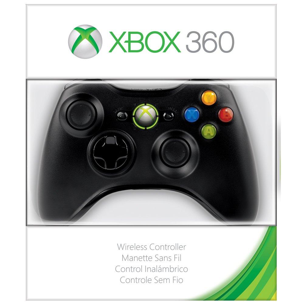616wZW6y5FL._SL1000_ XBOX 360 WIRELESS CONTROLLER – GLOSSY BLACK - Image 1