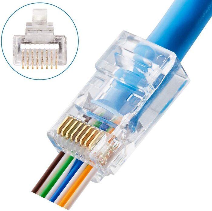 Premium Quality Double PVC RJ45 Cat6 1m,2m,5m,10m,15m,20m,25m,30m, 40m, 50, 100m, 120m Network cable LAN Cable Ethernet Cable - Image 2
