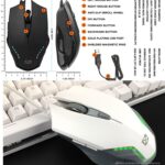 Professional RGB Wired Gaming Mouse 1000/2000/3000/4000 DPI Silent Click Optical Mice OEM Demon Baron Backlight Gaming Mouse