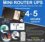 12v Router Power Bank Premium Quality Slim Design ,Auto Cut off Technology 12v Router and Media Power Bank