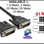 DVI Dual Link to DVI Dual Link Cable (24+1) — High-Speed HD Video Cable for Monitor, PC & Graphics — 1M / 1.5M / 2M / 3M / 5M / 10M