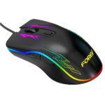Forev FV-509 HighEnd Gaming Wired Mouse RGB Breathable Backlit LED-6400 DPI - Image 4