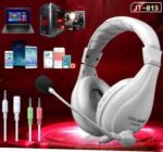 JITENG - JT-813 - Gaming Headset With Mic for PC and Cellphone - Computer Headphones - Dual Pin Wired Headset For PC And Dual AUX Port