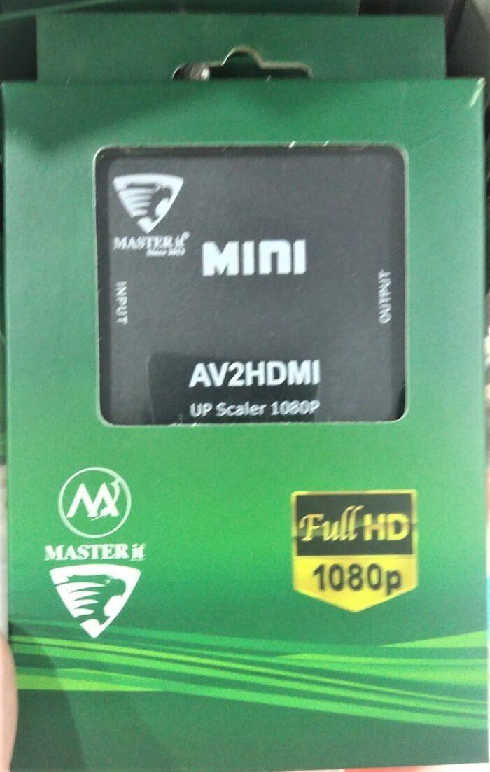 AV to HDMI Converter 1080P – RCA to HDMI Scaler | Composite AV CVBS to HDMI Adapter for TV, Projector, DVD, VCR, Camera - Image 2