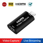 HDMI Video Capture Card 4K USB 2.0 for DSLR, PlayStations, Camcorders, TV Box, Live Streaming