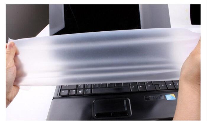 Laptop Silicone Keyboard Cover Transparent Universal Laptop Keyboard Silicone Waterproof Protector - Image 4