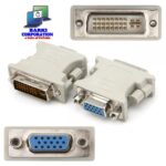 Dvi To Vga 24+5 Connector for Computer Laptop and Game Card / Graphics Card