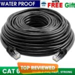 Premium Quality Double PVC RJ45 Cat6 1m,2m,5m,10m,15m,20m,25m,30m, 40m, 50, 100m, 120m Network cable LAN Cable Ethernet Cable