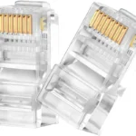 Gold Plated Cat6 RJ45 Modular Plug Connectors — Pack of 10/50/100 | UTP Ethernet LAN Network Connector (Best Quality)