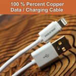 Fast Charging Data Cable For iPhone Original Maxon E-01 Micro 100% Copper 2.4 A output Maxon iPhone Data charging cable