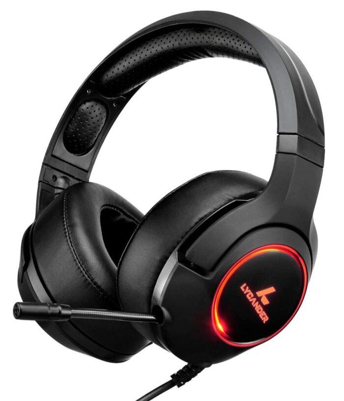 LYCANDER USB Headset with Detachable Microphone, Hybrid 3.5mm Audio Jack and USB Input, Robust Metal Structure - Image 4