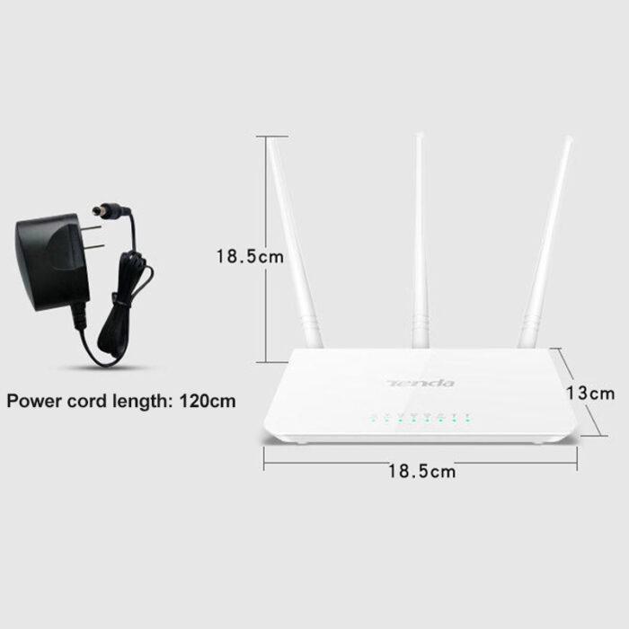 Tenda WiFi Router Three Antenna 300 MBPs - Tenda F3 - Image 3