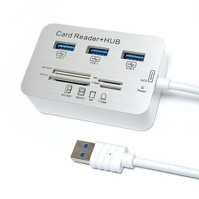 Multi-in-13 Ports USB 3.0/3.1 High Speed Hub Adapter With Card Reader - Image 2