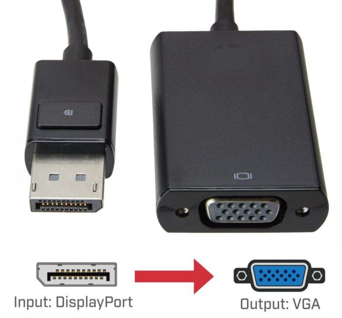 Displayport To Vga Cable 1.8m Dp Male To Vga Male Dp To Vga Cable - Image 2
