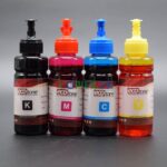 Original ECOTONE 4-Color Ink Set — 100ml x 4 Colors for Inkjet Printers (Cyan, Magenta, Yellow, Black)