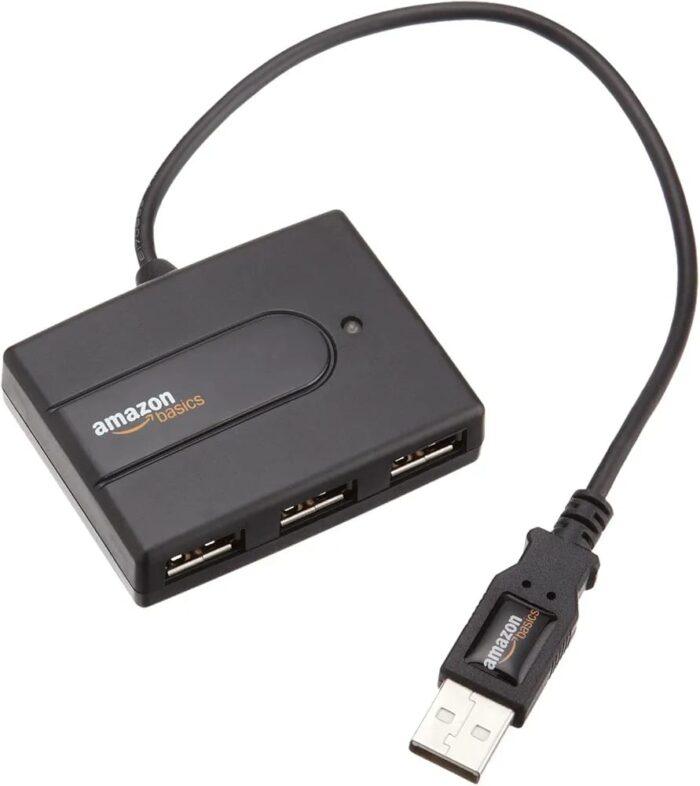 Original Branded AmazonBasics 4-Port USB Hub - Image 2