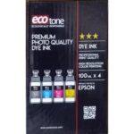Original ECOTONE 4-Color Ink Set — 100ml x 4 Colors for Inkjet Printers (Cyan, Magenta, Yellow, Black) - Image 2