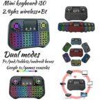 Bluetooth+2.4G Wireless Dual Mode Mini Keyboard+Mouse Rechargeable - Image 2