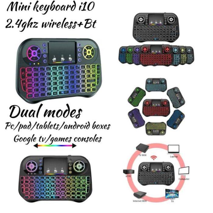 Bluetooth+2.4G Wireless Dual Mode Mini Keyboard+Mouse Rechargeable - Image 2
