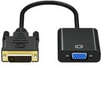 DVI to VGA Converter, DVI-D 24+1 to VGA Cconnector, DVI Male to VGA Female