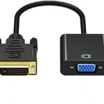 DVI to VGA Converter, DVI-D 24+1 to VGA Cconnector, DVI Male to VGA Female