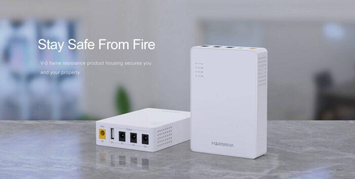 MARSRIVA KP3 10000mAh Smart Mini DC UPS 12V to 5V USB and 5V 9V 12V Router Power Bank - Image 6