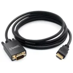 HDMI to VGA Cable | High-Quality Video Converter Adapter for Monitor, Projector, HDTV, Laptop