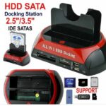 ALL IN 1 HDD Docking Station Hard Drive Dock with USB 3.0, SATA, IDE Support & Card Reader