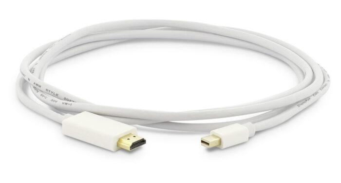 Mini DisplayPort (Mini DP) to HDMI Cable – 4K Compatible Adapter for MacBook, Surface, Laptop to HDTV, Monitor, Projector - Image 3