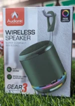 Audionic Gear 3 Bluetooth Portable Speaker with RGB Lights, FM Radio, USB & MicroSD Card Support - Image 2