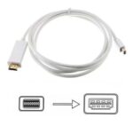 Mini DisplayPort (Mini DP) to HDMI Cable – 4K Compatible Adapter for MacBook, Surface, Laptop to HDTV, Monitor, Projector