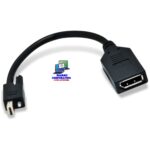 Mini DisplayPort to DisplayPort Adapter 4K – Thunderbolt Compatible Converter Cable for MacBook, Surface, Monitor, Projector