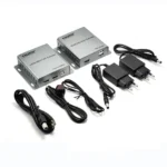 HDMI 60M KVM Extender Over Cat5e/6 – 1080P & 4K USB HDMI Extender with HDMI Loop, Mouse & Keyboard Support - Image 2