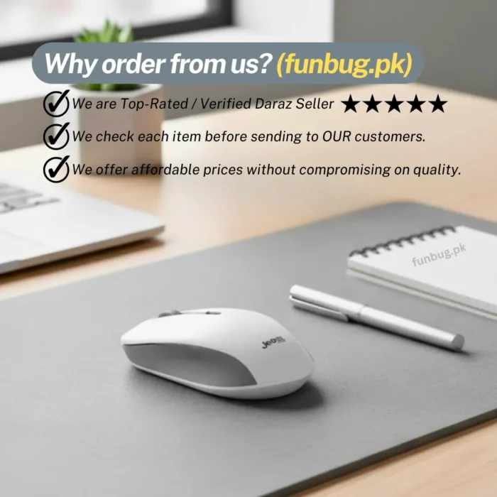 JEDEL WD156 Silent Click Dual Mode Wireless + Bluetooth Rechargeable Mouse - Image 4