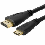 Mini HDMI to HDMI Cable – Full HD Video Cable for Cameras, Laptops & Devices