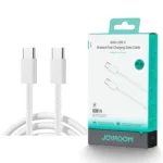 Joyroom S-A45 Ben 60W Fast Charging Braided Type-C to Type-C Cable – PD Quick Charge USB-C Cable