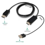 HDMI to DisplayPort Active Converter Cable with USB Power – HDMI Input to DP Output (6FT / 1.8M) - Image 3