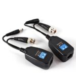 Passive Video Balun Connector Pair – BNC to RJ45 Network Transceiver with Power (HD-CVI/TVI/AHD Compatible) - Image 3