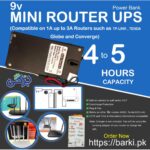 9v Router Power Bank Li Polymer Battery Support All 9v Routers Slim Design WIFI Router Power Bank Auto Cut off Technology