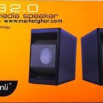 T-006 USB 2.0 Multimedia Speaker — Compact Stereo USB Powered Speaker for PC, Laptop & Desktop