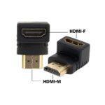 HDMI L-Shape Adapter — Male to Female HDMI Right Angle Joiner for TV, Monitor, PC, Projector & DVR - Image 2
