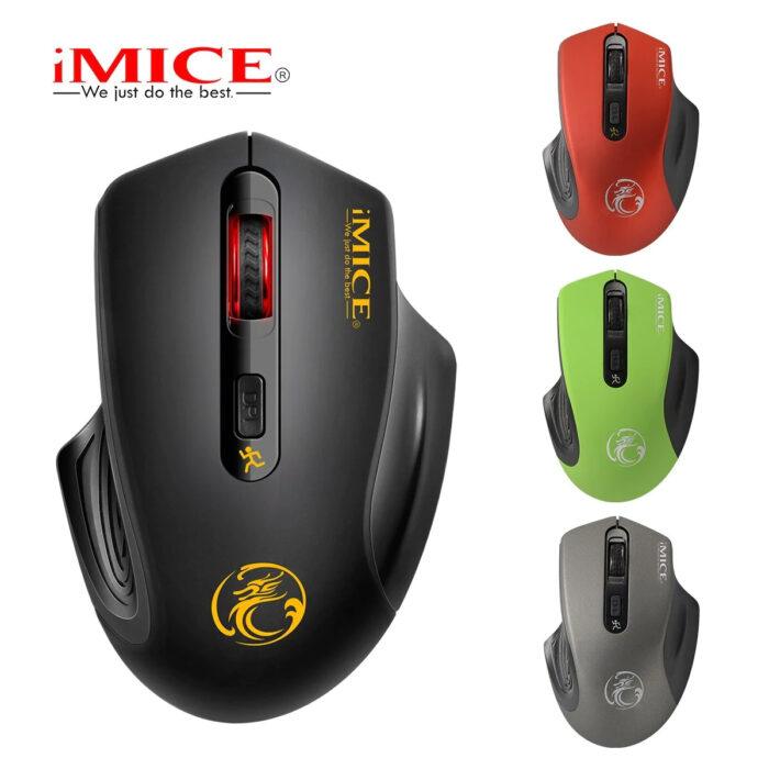 Rechargeable Silent Click Wireless Mice Mouse, 2.4G Wireless (Multi Colors) - Image 5