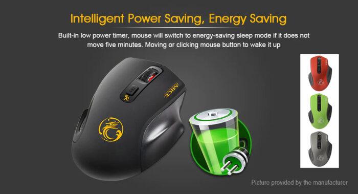 Rechargeable Silent Click Wireless Mice Mouse, 2.4G Wireless (Multi Colors) - Image 2