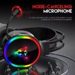 ESPORTS G607 Gaming Headphone / Headset with RGB led light 7.1 USB - Image 4